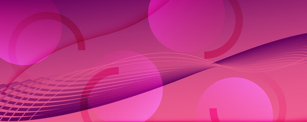 Color Flow Wave. Pink Dynamic Movement. Abstract 