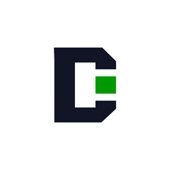 Fototapeta premium d logo