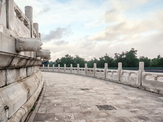 Ancient Chinese architecture. The Circular Mound Altar.