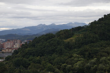 Fototapeta na wymiar Hill close to Bilbao