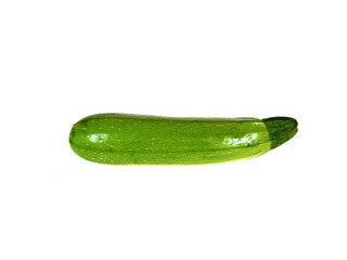 zucchini isolated on white background