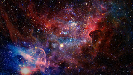 Outer space background. Elements of this image furnished by NASA