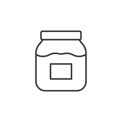 Jar icon. Vector Illustration
