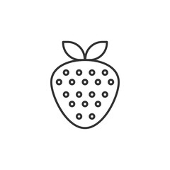 Strawberry icon. Fruit symbol modern, simple, vector, icon for website design, mobile app, ui. Vector Illustration