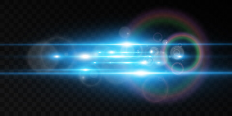 Light blue vector special effect. Glowing beautiful bright lines on a dark background.