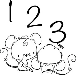 Mouse write 123 educational use