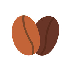 coffee beans flat style icon vector design