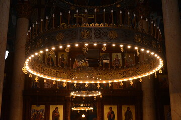 Interior of Saborna church