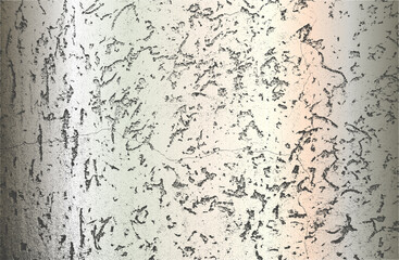 Distressed overlay texture of golden, silver, chromium cracked concrete