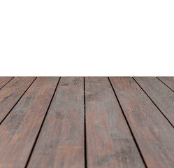 Wooden boards as background isolated on white background.