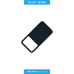 Eraser Icon Vector Design Template