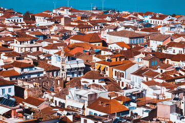 aerial view of Nafplio, Greece