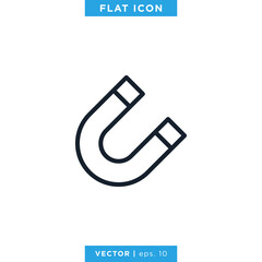 Magnet Icon Vector Design Template 