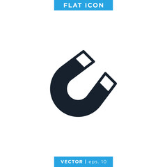 Magnet Icon Vector Design Template 