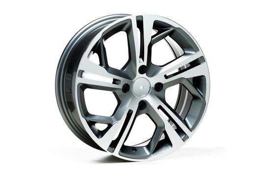 Aluminium mag wheel isolated on a white background