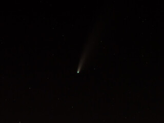 Neowise Comet on the night sky