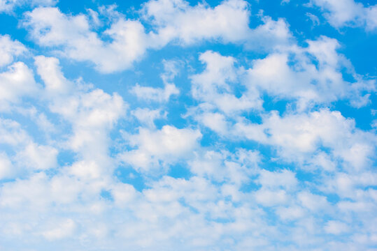 Beauty white cloud and blue sky