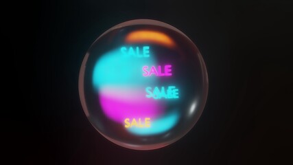 Magic crystal ball with sale Texture 3d rendering