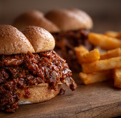 Shredded Barbecue Beef Sandwich