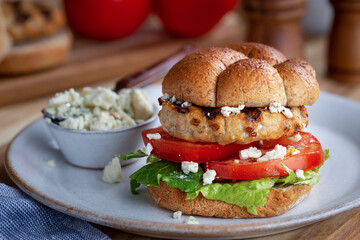 Grilled Turkey Burger Sandwich