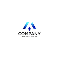 Extraordinary professional elegant trendy artistic awesome multicolored MT TM initial Alphabet based logo icon