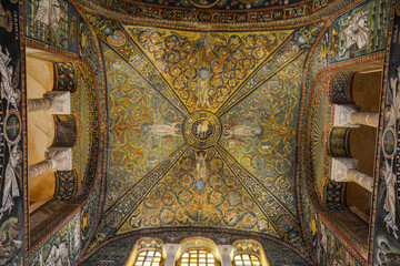 Fototapeta na wymiar Basilica of San Vitale in Ravenna, Italy