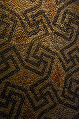 Floor mosaic of the Basilica of San Vitale in Ravenna, Italy