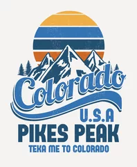 Foto op Canvas Colorado print design for t-shirt and other uses © cddesign.co