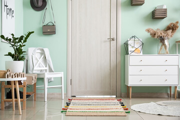 Stylish interior of modern hall