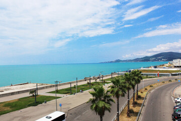 Obraz premium road to the sea