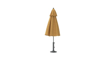 3D rendering of a parasol umbrella summer sun protection rain isolated © Sepia100