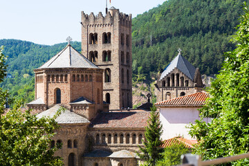 Asylum of Santo Cristo in Pla de San Agustin de Igualada. Spain