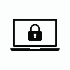 security privacy icon vector