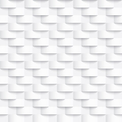 Vector paper cut abstract geometric background.