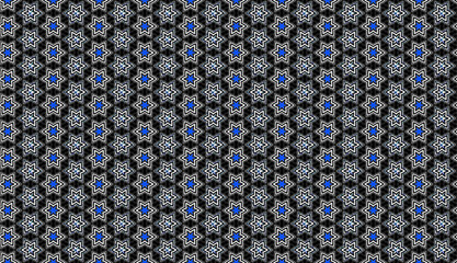 seamless abstract star pattern