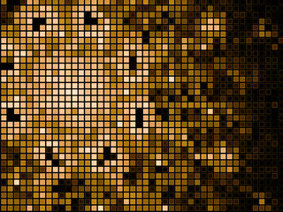 beautiful abstract fractal background with mosaic effect