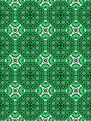 green abstract pattern