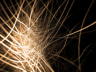abstract fractal background with crossed lines