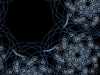 abstract fractal futuristic background