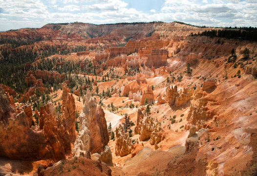 The famous amphitheater at Bryce Canyon National Park, Utah USA