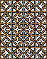 retro style abstract pattern design