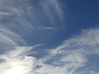 Obraz premium blue sky with clouds