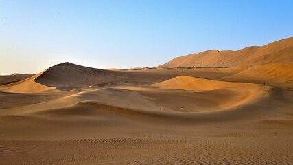 Fototapeta na wymiar Sand Dune in Gobi Desert China