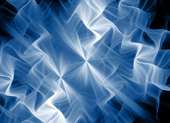 abstract background with fractal lines and geometric forms