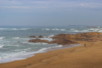 waves on the beach