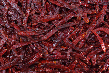 Red chilli as texture.