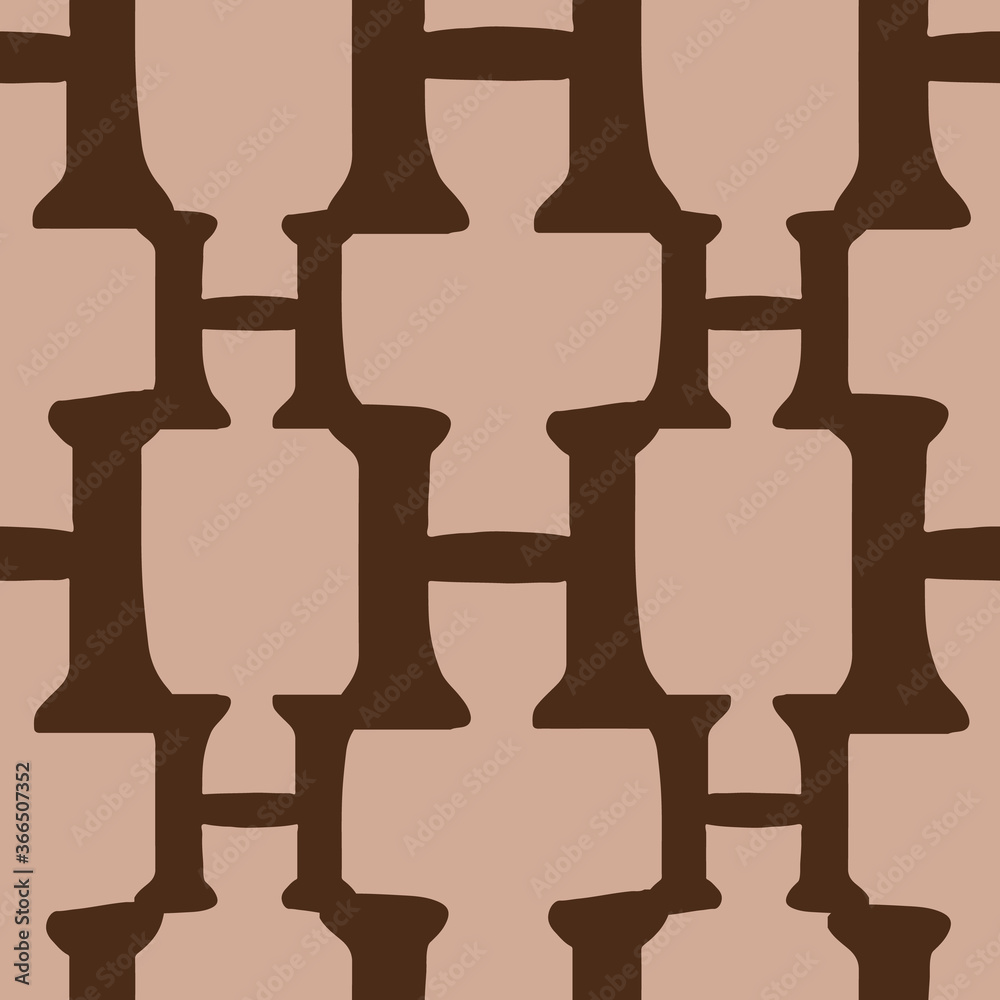Fototapete h from the alfabet repeat pattern print background