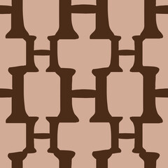 H from the alfabet repeat pattern print background © Doeke