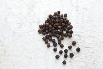 Black pepper texture or background