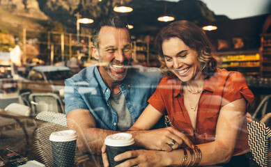 Date in a coffee shop